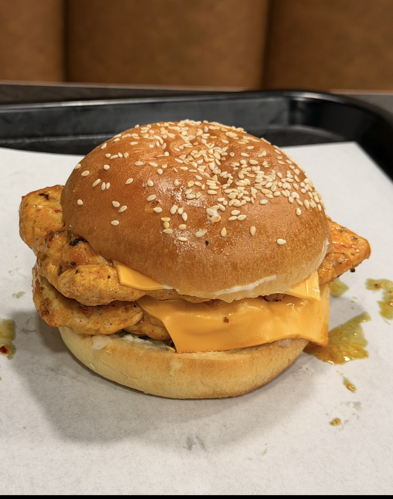DOUBLE FLAMIN GRILL BURGER