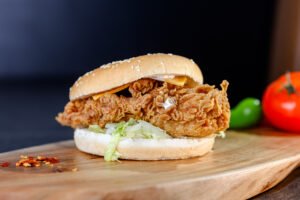 Butter Chicken Burger